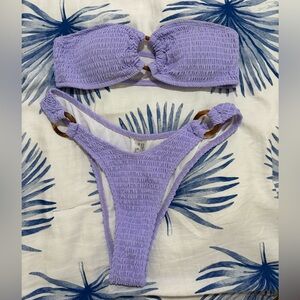 Purple bikini set